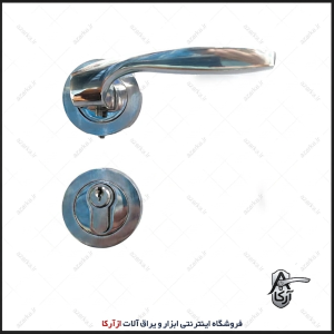 دستگیره رزت 112-12 گرد کروم کارو