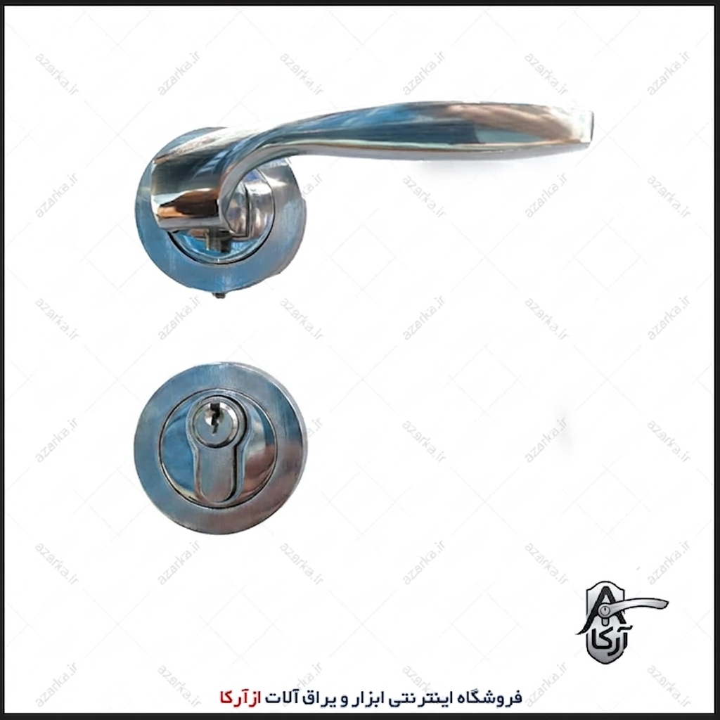 دستگیره رزت 112-12 گرد کروم کارو