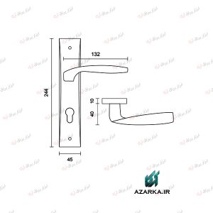 دستگیره سوئیچی 772-12 زیتونی کارو