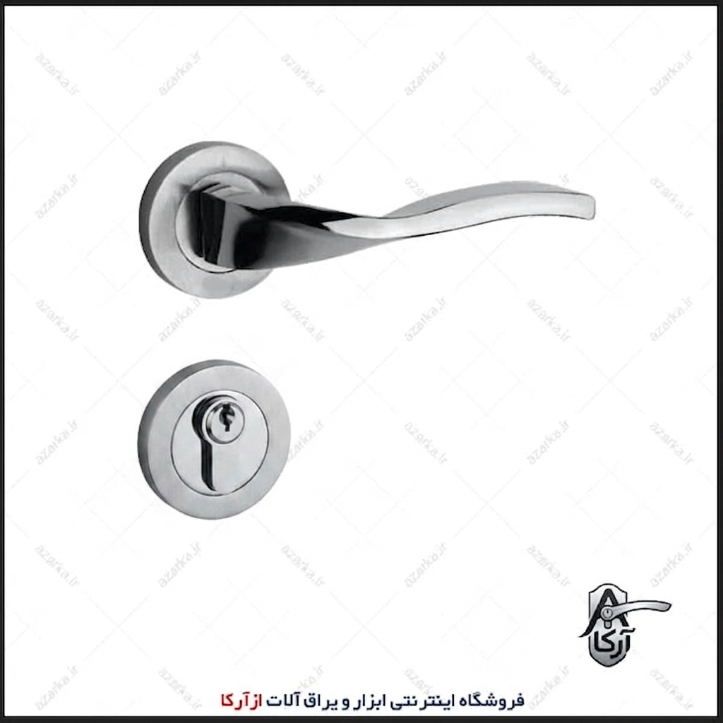 دستگیره رزت 112-13 گرد کروم کارو
