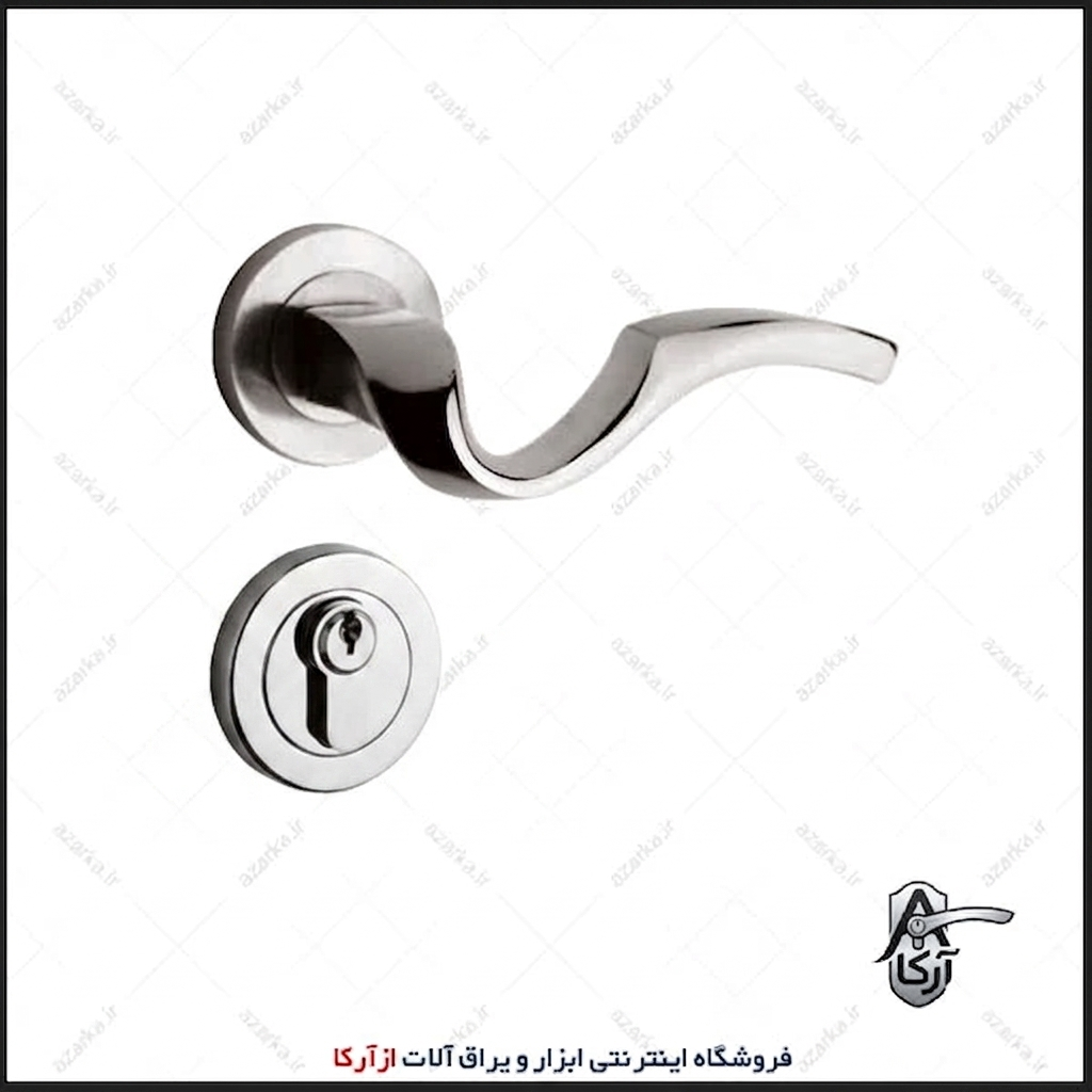 دستگیره رزت 112-15 گرد کروم کارو