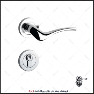 دستگیره رزت 112-16 گرد کروم کارو