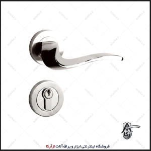 دستگیره رزت 112-17 گرد کروم کارو