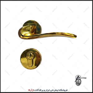 دستگیره رزت 552-17 گرد طلایی کارو