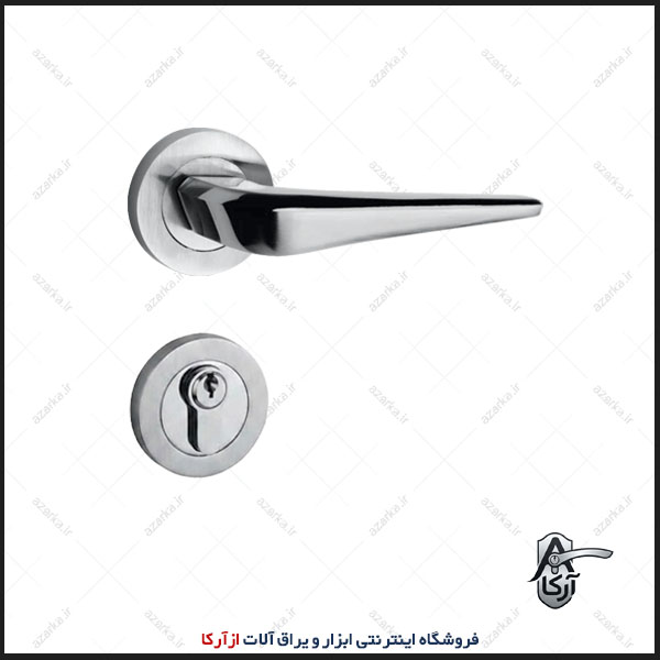 دستگیره رزت 112-14 گرد کروم کارو