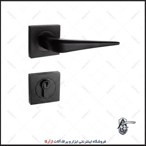 دستگیره رزت 882-14 مربع مشکی کارو