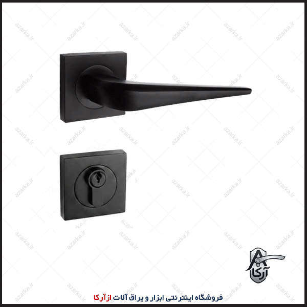 دستگیره رزت 882-14 مربع مشکی کارو