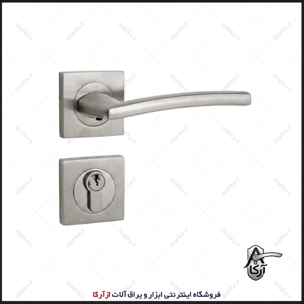 دستگیره رزت 112-20 مربع کروم کارو