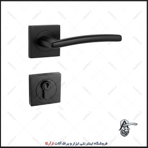 دستگیره رزت 882-20 مربع مشکی کارو