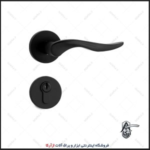 دستگیره رزت 882-24 گرد مشکی کارو