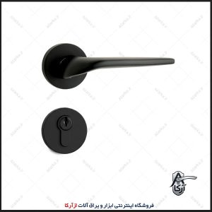 دستگیره رزت 882-25 گرد مشکی کارو