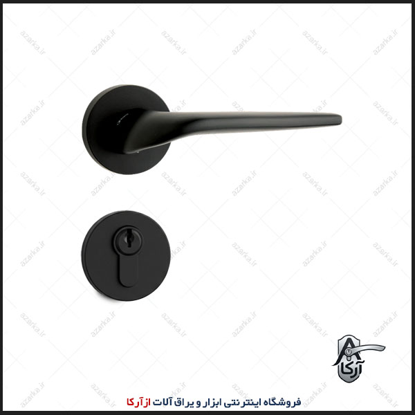 دستگیره رزت 882-25 گرد مشکی کارو