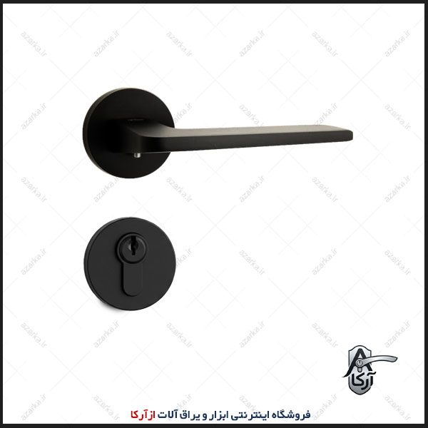 دستگیره رزت 882-26 گرد مشکی کارو