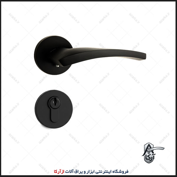 دستگیره رزت 882-27 گرد مشکی کارو