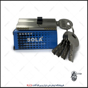 توپی سوئیچی 7 سانت کروم سولو
