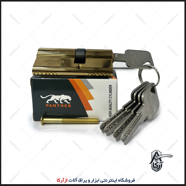 توپی سوئیچی 7 سانت طلایی پنتر