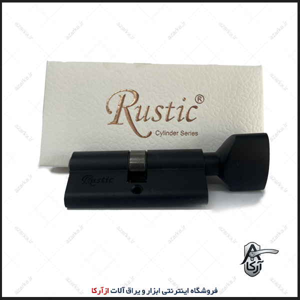 توپی 7 سانت سرویسی مشکی روستیک